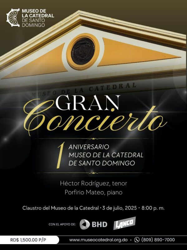 ¡Una noche mágica te espera en el 1.º aniversario del Museo de la Catedral de Santo Domingo!