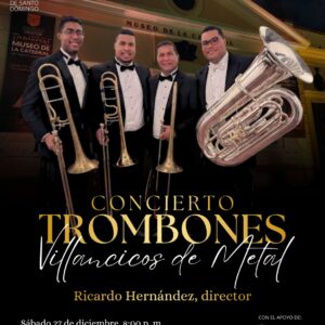 Concierto Trombones: Villancicos de Metal – Una Velada Navideña en el Claustro ✨