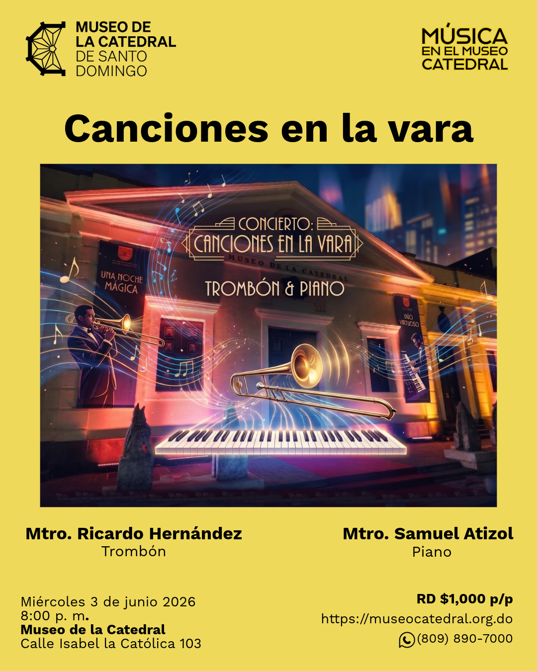 Concierto: "Canciones en la vara" 🎺