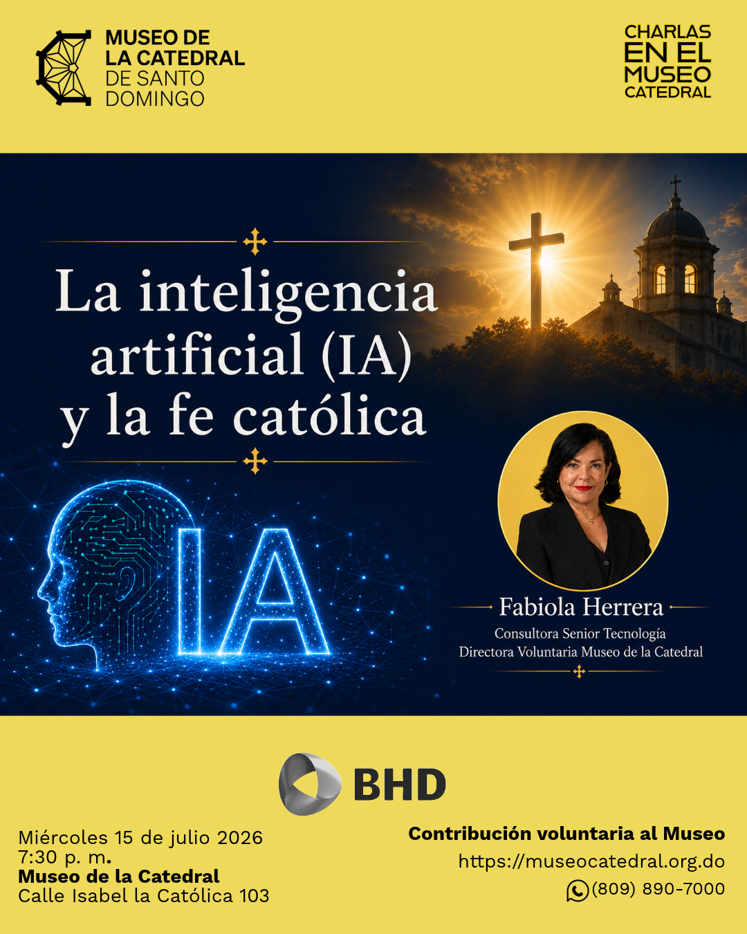 Charla: La Inteligencia Artificial (IA) y la Fe Católica – Fabiola Herrera