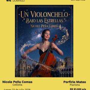 Concierto: Un violonchelo bajo las estrellas - Nicole Peña Comas