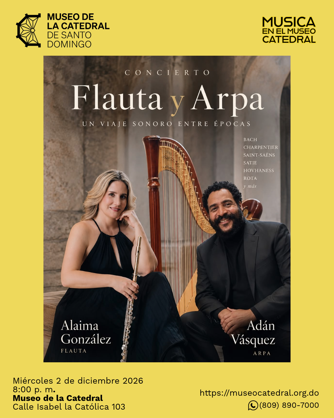 CONCIERTO Flauta y Arpa UN VIAJE SONORO ENTRE ÉPOCAS